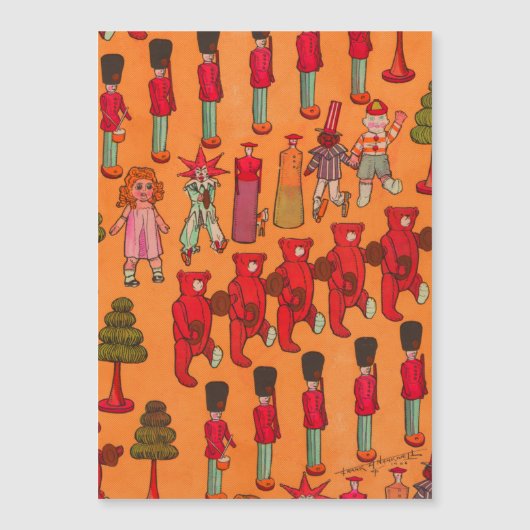 Oude Kerst Parade 1907 Puck Magazine (Voorkant)