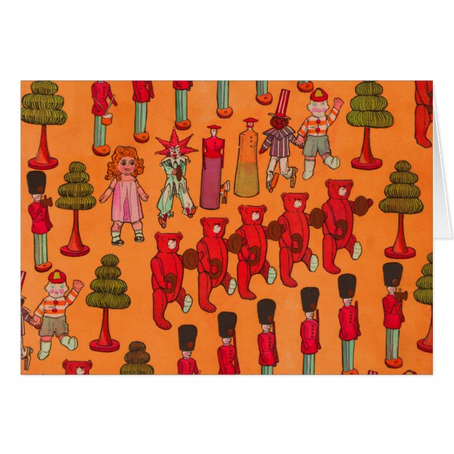 Oude Kerst Parade 1907 Puck Magazine (Voorkant Horizontaal)