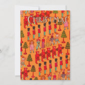 Oude Kerst Parade 1907 Puck Magazine Kaart (Achterkant)