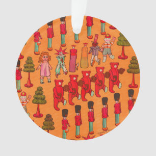 Oude Kerst Parade 1907 Puck Magazine Ornament