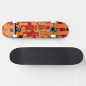 Oude Kerst Parade 1907 Puck Magazine Persoonlijk Skateboard (Horizontaal)