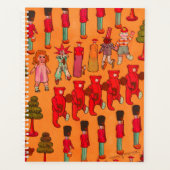 Oude Kerst Parade 1907 Puck Magazine Planner (Voorkant)