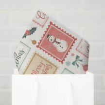 Oude Kerst Postzegel Patroon