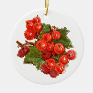 Oude kerst, Redbesant Keramisch Ornament