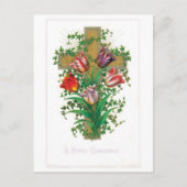 Oude kerst, Tulip Feestdagenkaart (Voorkant)