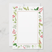 Oude Kerst Uitnodiging (Achterkant)