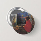 Oude Kerstavond door Jessie Willcox Smith Ronde Button 5,7 Cm (Voorkant /achterkant)
