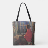 Oude Kerstavond door Jessie Willcox Smith Tote Bag (Achterkant)