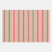 Oude kerstband roze rood inpakpapier vel (Voorkant 3)