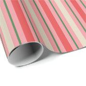 Oude kerstbandroze met fashioned Retro Cadeaupapier (Rol Hoek)