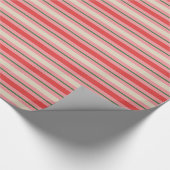 Oude kerstbandroze met fashioned Retro Cadeaupapier (Hoek)