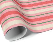 Oude kerstbandroze met fashioned Retro Cadeaupapier (Rol Hoek)