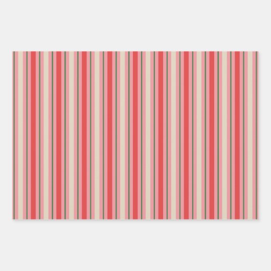 Oude kerstbandroze met fashioned Retro Inpakpapier Vel (Voorkant 3)