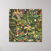 Oude Kerstboom Close-up Canvas Afdruk (Voorkant)