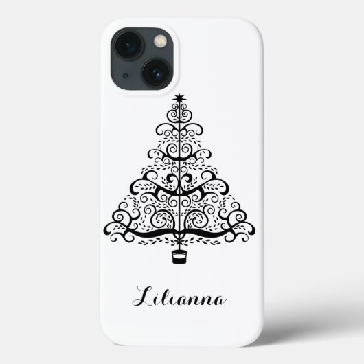 Oude kerstboom decoratieve Victoriaanse rol Case-Mate iPhone Case (Achterkant)