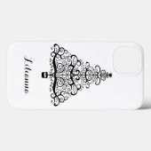 Oude kerstboom decoratieve Victoriaanse rol Case-Mate iPhone Case (Achterkant (horizontaal))