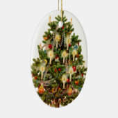 Oude kerstboom keramisch ornament (Rechts)