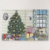 Oude kerstboom legpuzzel (Horizontaal)
