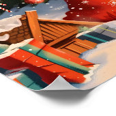 Oude kerstboom poster (Hoek)