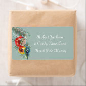 Oude kerstborden Sliday-label Etiket (Insitu)