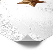 Oude Kerstengelposter Poster (Hoek)
