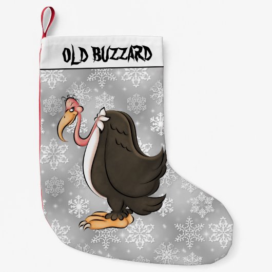 Oude kerstfeestdag in Buzzard Kleine Kerstsok (Voorkant)
