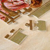 Oude kerstfeestdag legpuzzel (Zijkant)