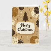 Oude Kerstkaart Kaart (Gele Bloem)