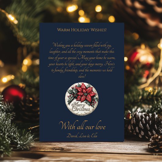 Oude kerstkaart met notenkraker soldaat kaart