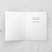 Oude Kerstkaart voor Baby Kaart (Binnen)
