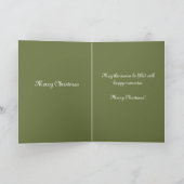 Oude kerstkaart voor kinderen kaart (Binnen)