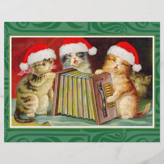Oude Kerstkatten Flyer (Voorkant)