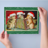 Oude Kerstkatten Flyer (Hand)