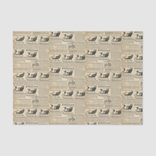 Oude kerstkleppen met gevlochten catalogi tissuepapier (Voorkant)