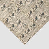 Oude kerstkleppen met gevlochten catalogi tissuepapier (Detail)