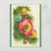 oude kerstlampen feestdagenkaart (Voorkant)