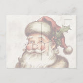 Oude Kerstman Briefkaart (Achterkant)