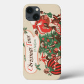 Oude Kerstman en dansende kinderen Case-Mate iPhone Case (Achterkant)