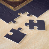 Oude Kerstman en engelen Legpuzzel (Zijkant)