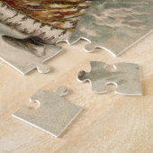 Oude Kerstman en Kerstboom Legpuzzel (Zijkant)
