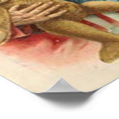 Oude kerstman en speelgoed poster (Hoek)