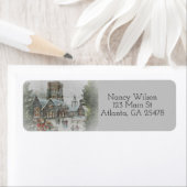 Oude Kerstman Etiket (Insitu)