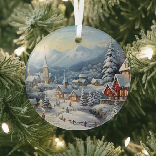 Oude Kerstman Glas Ornament (Insitu)