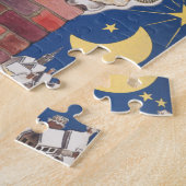 Oude Kerstman, Het was de Nacht voor Kerstmis Legpuzzel (Zijkant)