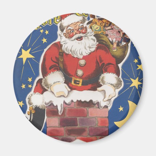 Oude Kerstman, Het was de Nacht voor Kerstmis Magneet (Voorkant)