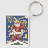 Oude Kerstman, Het was de Nacht voor Kerstmis Sleutelhanger (Achterkant)