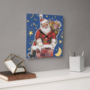 Oude Kerstman, Het was de Nacht voor Kerstmis Vierkante Klok