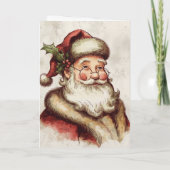 Oude Kerstman Kaart (Achterkant)