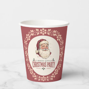 Oude Kerstman Kerstfeest Papieren Bekers