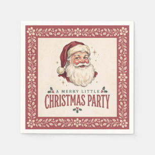Oude Kerstman Kerstfeest Servet
